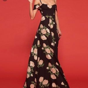 Reformation Floral poppy dress
